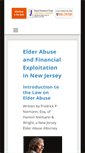 Mobile Screenshot of elderabuseinnj.com